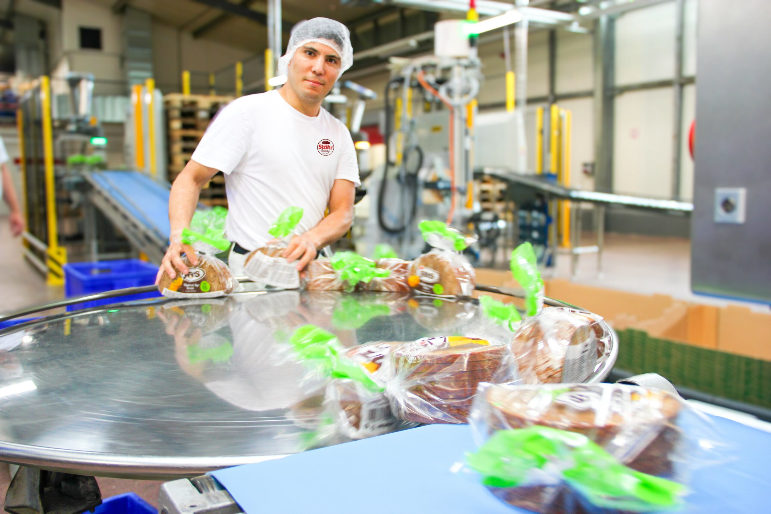 Mitarbeiter im Verpackungsbereich